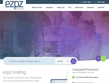 Tablet Screenshot of ezpzhosting.com